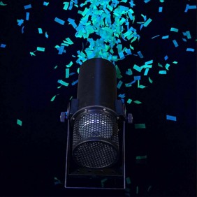 Máquina de lançamento de confetes