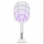 Raquete Mata Mosquito eléctrica 2 em 1 portátil,  luz ultravioleta, USB recarregável